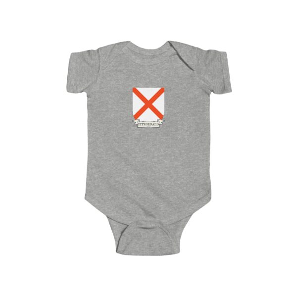 Fitzgerald Family Coat of Arms Baby Onesie Bodysuit - Image 3