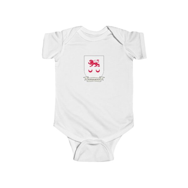 Kavanaugh Family Coat of Arms Baby Onesie Bodysuit - Image 2