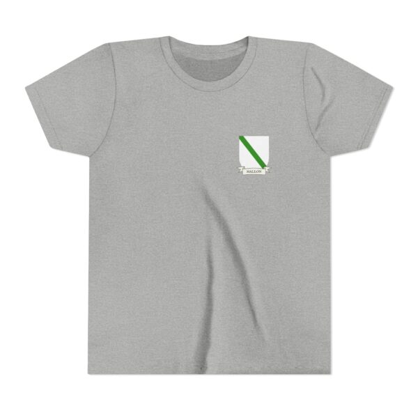 Mallon Family Coat of Arms Youth T-Shirt - Image 4