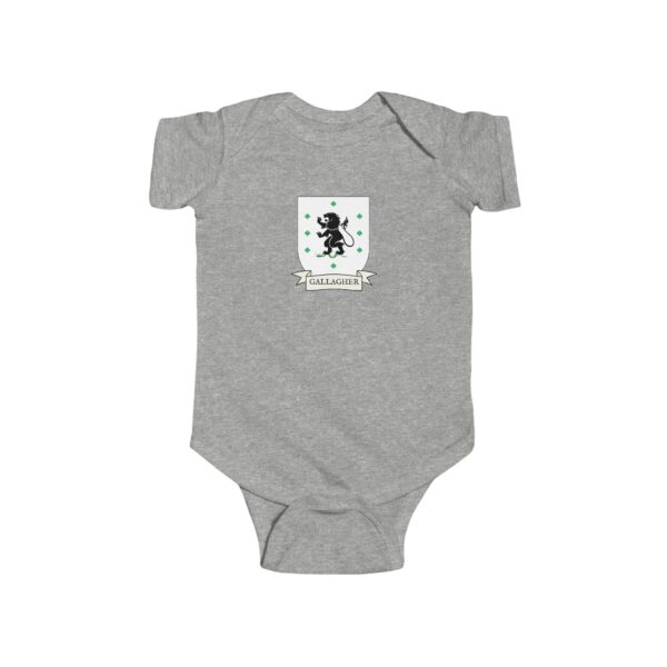 Gallagher Family Coat of Arms Baby Onesie Bodysuit - Image 3