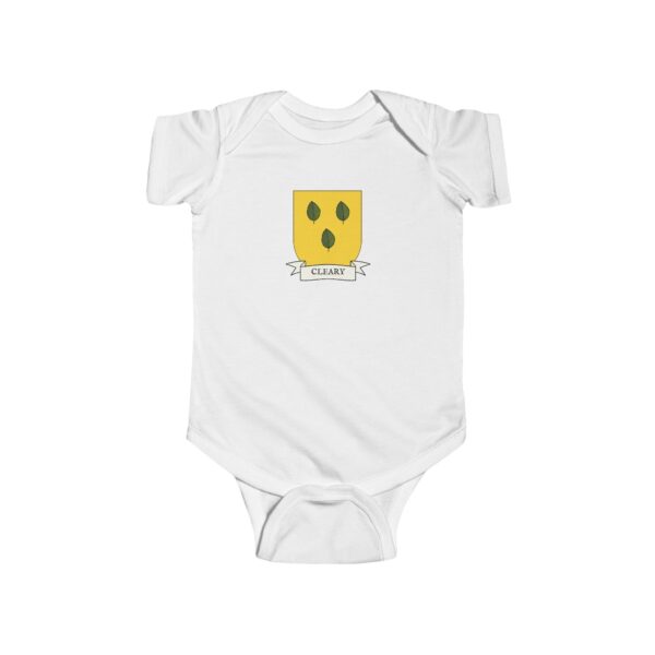 Cleary Family Coat of Arms Baby Onesie Bodysuit - Image 2