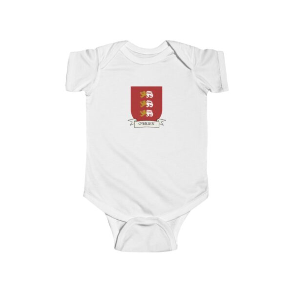 O'Brien Family Coat of Arms Baby Onesie Bodysuit - Image 2