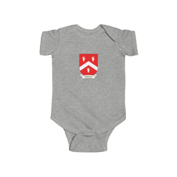 Byrnes Family Coat of Arms Baby Onesie Bodysuit - Image 3