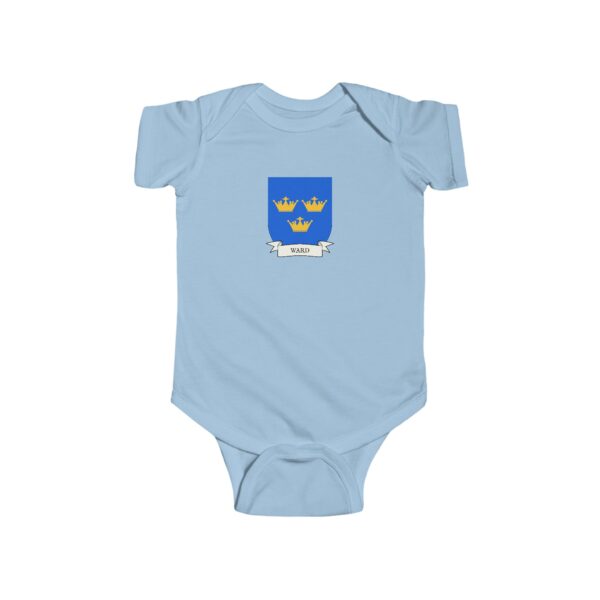 Ward Family Coat of Arms Baby Onesie Bodysuit - Image 4