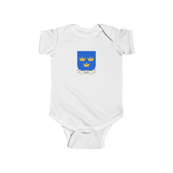 Ward Family Coat of Arms Baby Onesie Bodysuit - Image 2