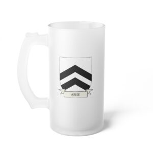 Ashe Family Coat of Arms Beer Mug