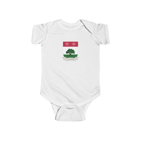 Flannery Family Coat of Arms Baby Onesie Bodysuit - Image 2