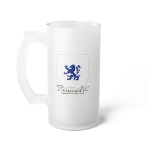Galloway Family Coat of Arms Beer Mug