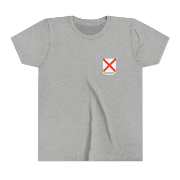 Fitzgerald Family Coat of Arms Youth T-Shirt - Image 4