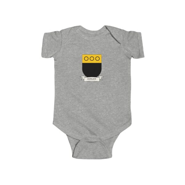Hogan Family Coat of Arms Baby Onesie Bodysuit - Image 3