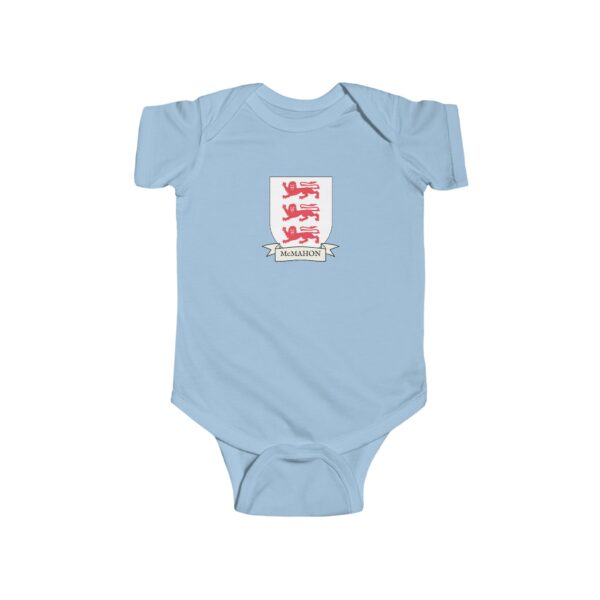 McMahon Family Coat of Arms Baby Onesie Bodysuit - Image 4