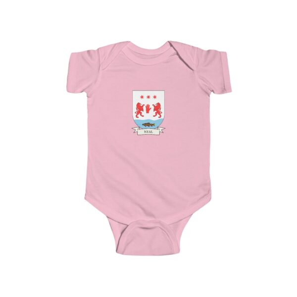 Neal Family Coat of Arms Baby Onesie Bodysuit - Image 5