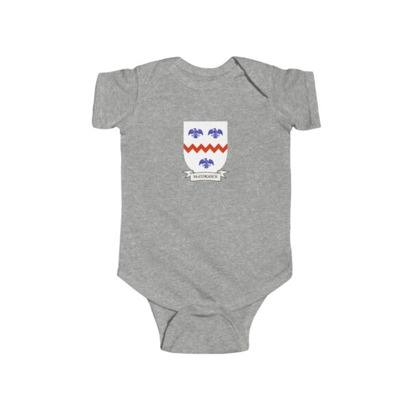 McCormick Family Coat of Arms Baby Onesie Bodysuit - Image 3