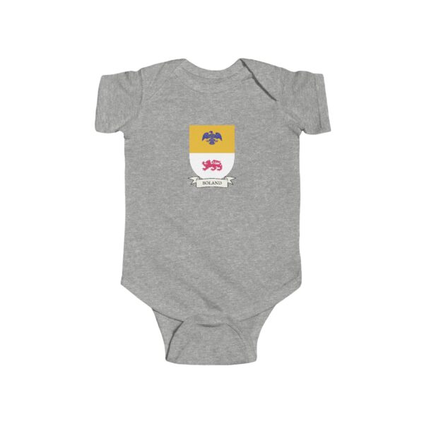 Boland Family Coat of Arms Baby Onesie Bodysuit - Image 3