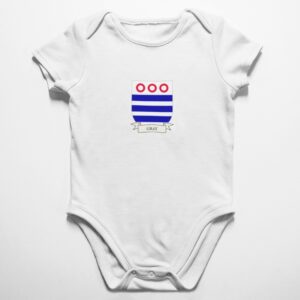 Gray Family Coat of Arms Baby Onesie Bodysuit