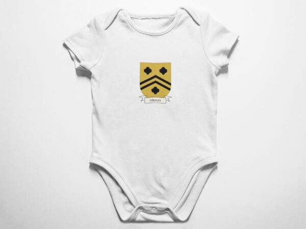 Gregg Family Coat of Arms Baby Onesie