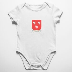Parrish Family Coat of Arms Baby onesie