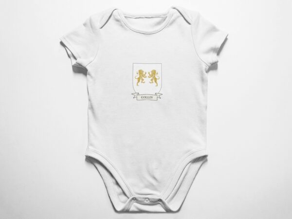 Collin Family Coat of Arms Toddler Onesie