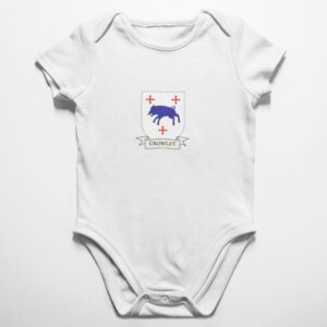 Crowley Family Coat of Arms Baby Onesie Bodysuit