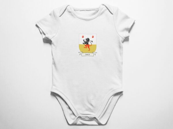 Daly Family Coat of Arms Baby Onesie Bodysuit