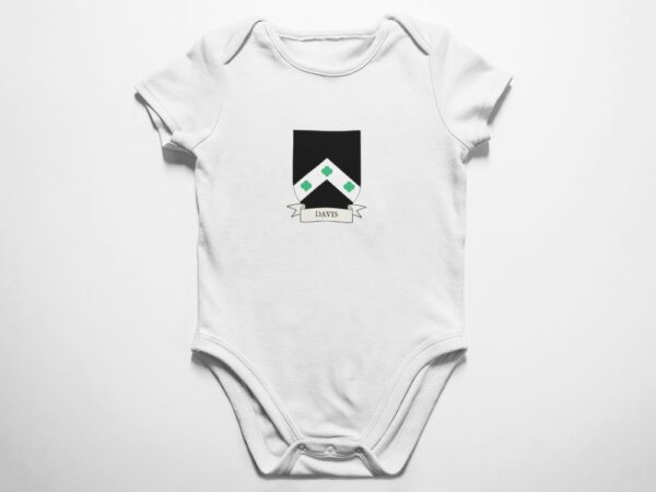 Davis Family Coat of Arms Baby Onesie
