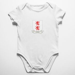 Ferry Family Coat of Arms Baby Onesie Bodysuit