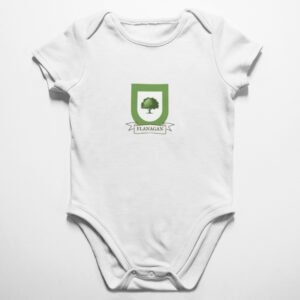 Flanagan Family Coat of Arms Baby Onesie Bodysuit