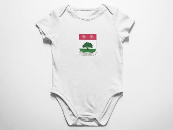 Flannery Family Coat of Arms Baby Onesie Bodysuit