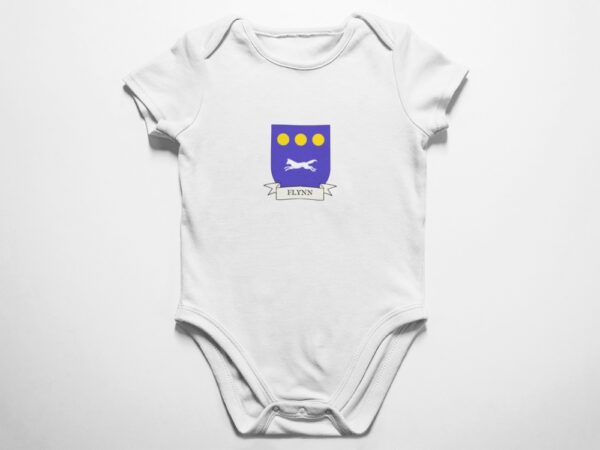 Flynn Family Coat of Arms Baby Onesie