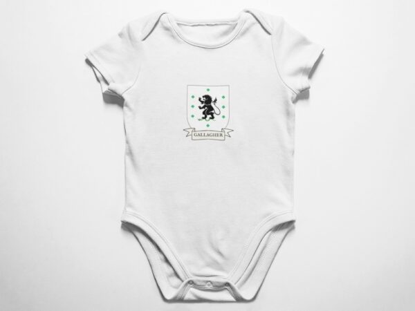 Gallagher Family Coat of Arms Baby Onesie Bodysuit