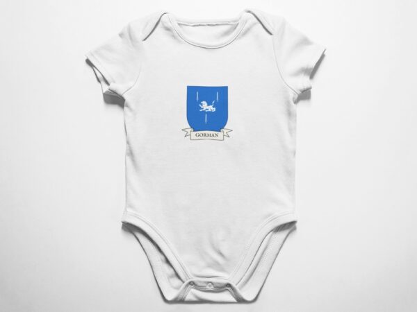 Gorman Family Coat of Arms Baby Onesie Bodysuit