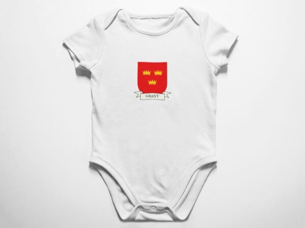 Grant Family Coat of Arms Baby Onesie