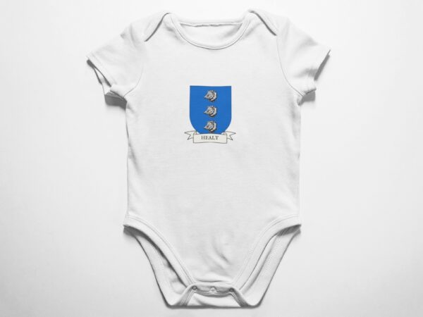Healy Family Coat of Arms Baby Onesie