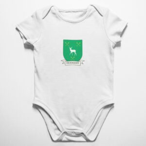 Hennessy Family Coat of Arms Baby Onesie Bodysuit