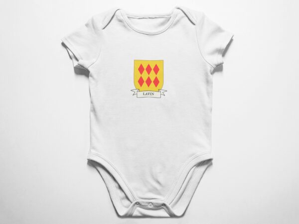 Lavin Family Coat of Arms Baby Onesie