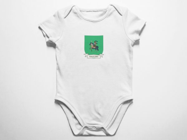 Maguire Family Coat of Arms Baby Onesie Bodysuit