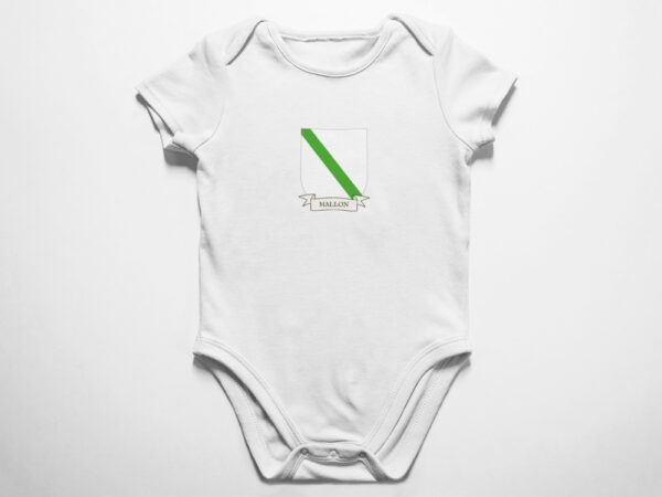 Mallon Family Coat of Arms Baby Onesie Bodysuit