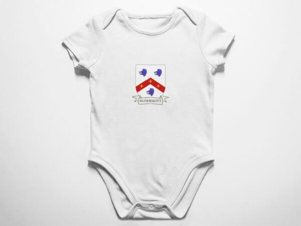 McDermott Family Coat of Arms Baby Onesie