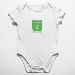 Moore Family Coat of Arms Baby Onesie