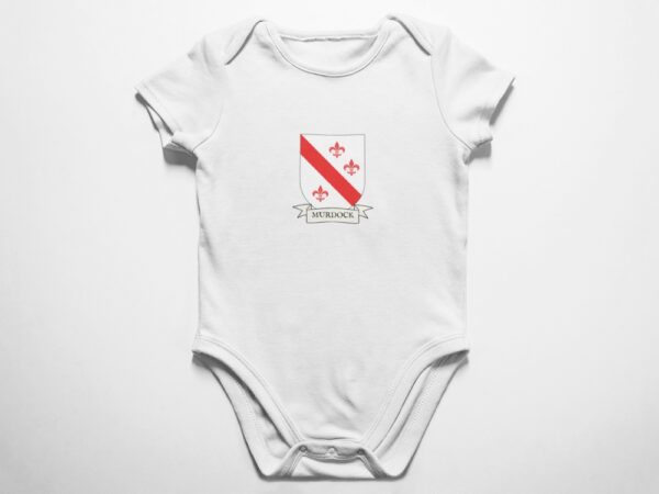 Murdock Family Coat of Arms Baby Onesie