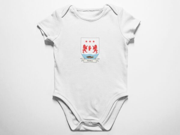 Neill Family Coat of Arms Baby Onesie