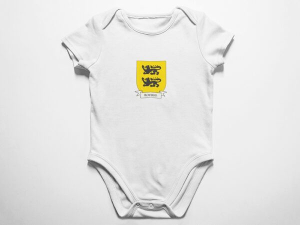 Rourke Family Coat of Arms Baby Onesie