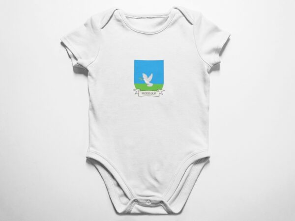 Sheehan Family Coat of Arms Baby Onesie Bodysuit