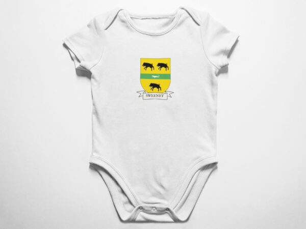 Sweeney Family Coat of Arms Baby Onesie Bodysuit