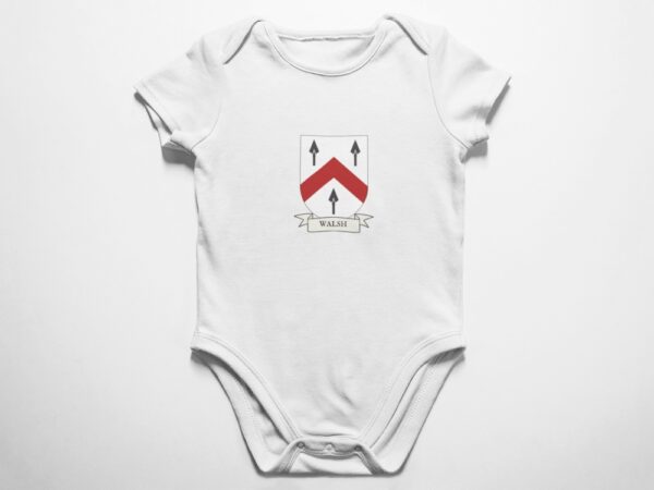 Walsh Family Coat of Arms Baby Onesie