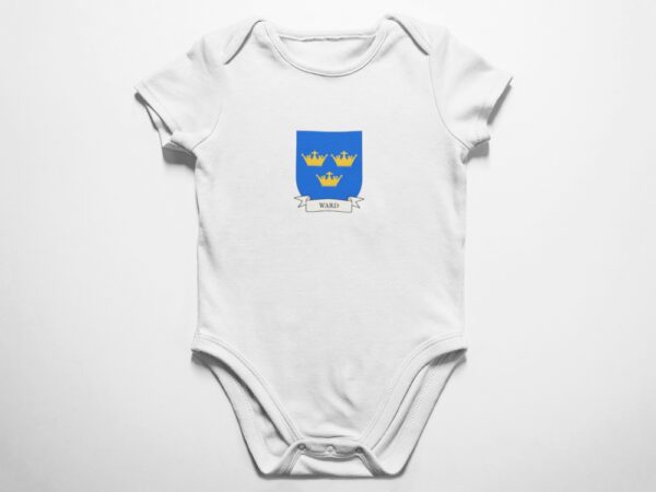 Ward Family Coat of Arms Baby Onesie Bodysuit