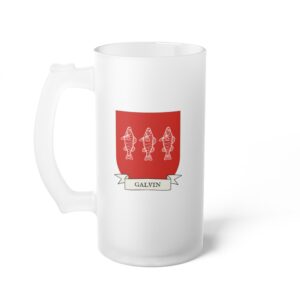 Galvin Family Coat of Arms Beer Mug