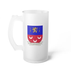 McLaughlin Family Coat of Arms Beer Mug