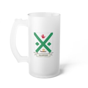 McHugh Family Coat of Arms Beer Mug