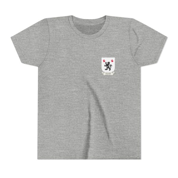 Crosby Family Coat of Arms Youth T-Shirt - Image 4